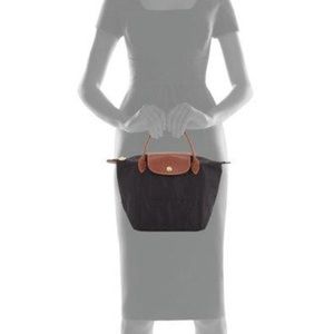 Black Longchamp Le Pliage Top-Handle S handbag